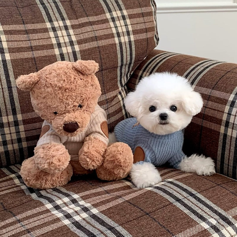 Chemise de base tricotée pour petits chiens