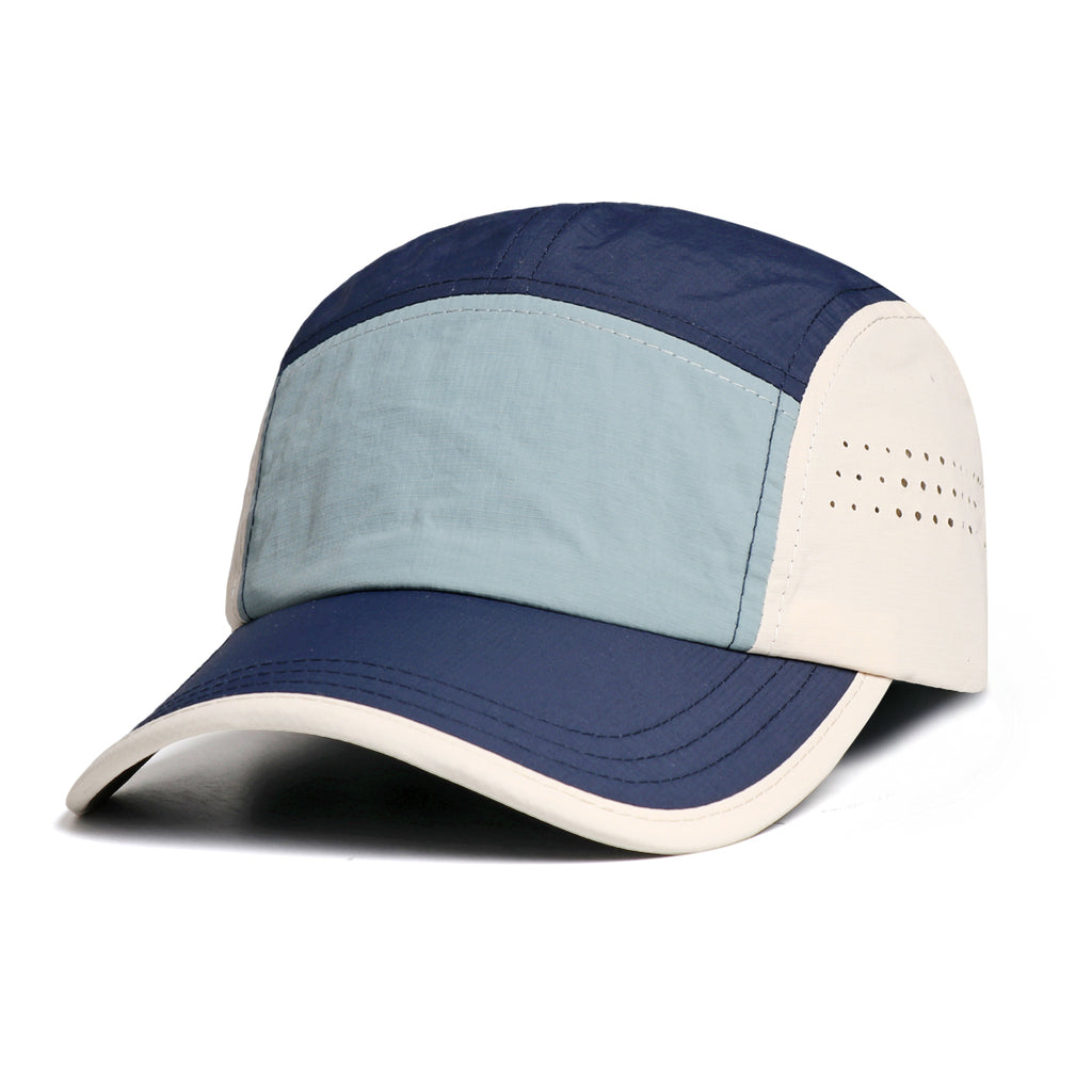 Chapeau à cinq straps de sport à séchage rapide, assorti de couleurs