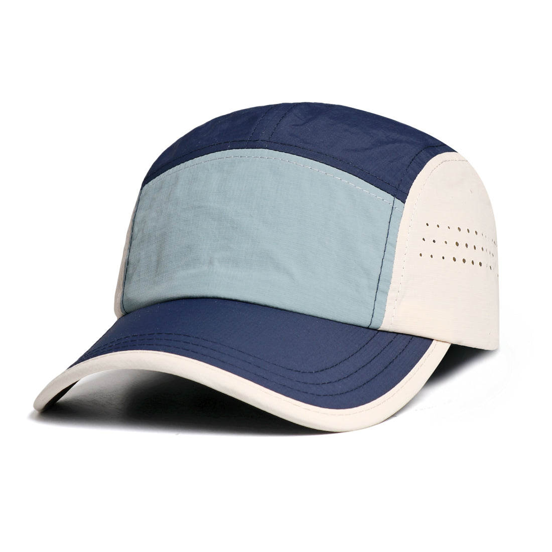 Chapeau à cinq straps de sport à séchage rapide, assorti de couleurs