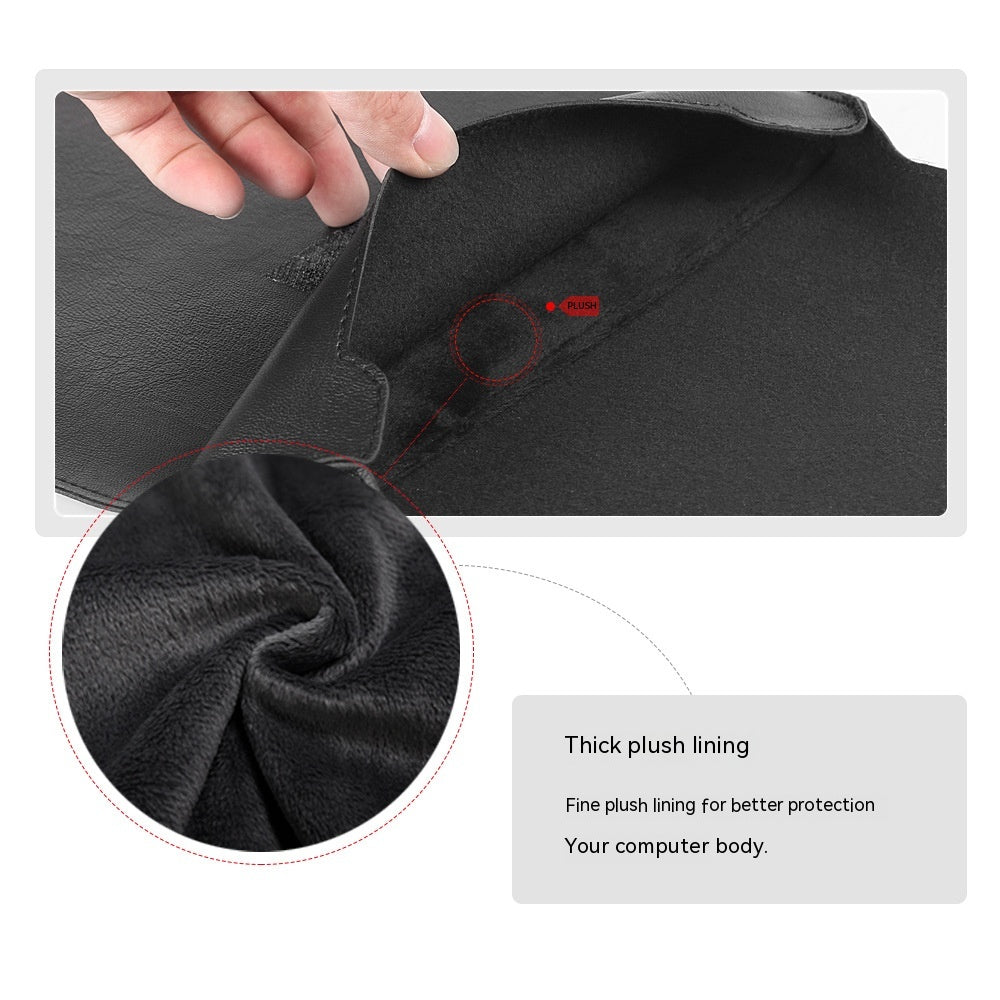 Housse de protection sac en cuir pour ordinateur portable