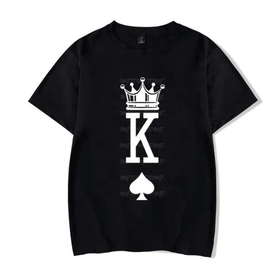 Couple Matching T Shirts Hommes et Femmes Valentines Jour Couple T Shirts Trendy