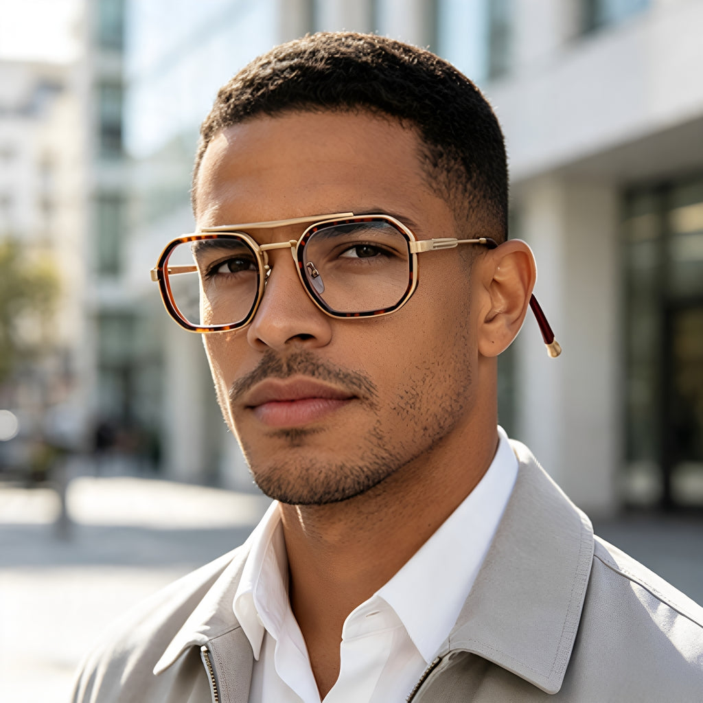 Style Verres pour petits cadres pour hommes