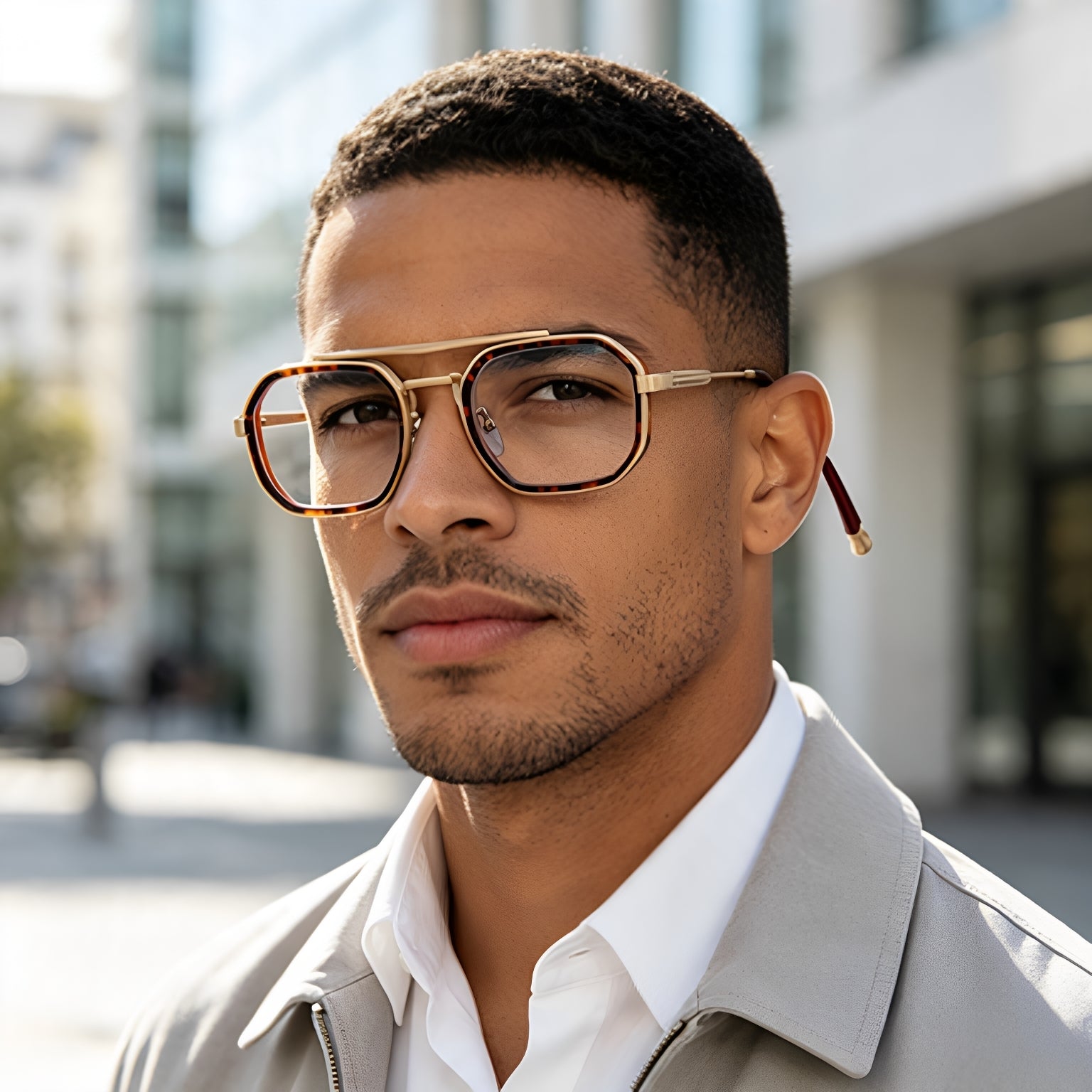 Style Verres pour petits cadres pour hommes