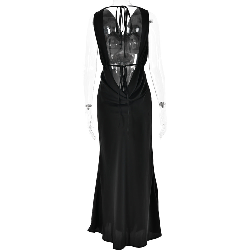 Vêtements pour femmes Banquet Style Soirée Dentelle Robe longue