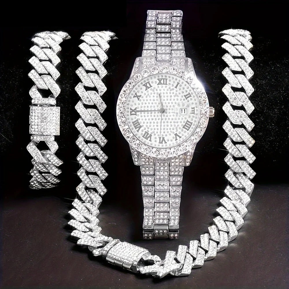 Hip-hop bracelet et collier