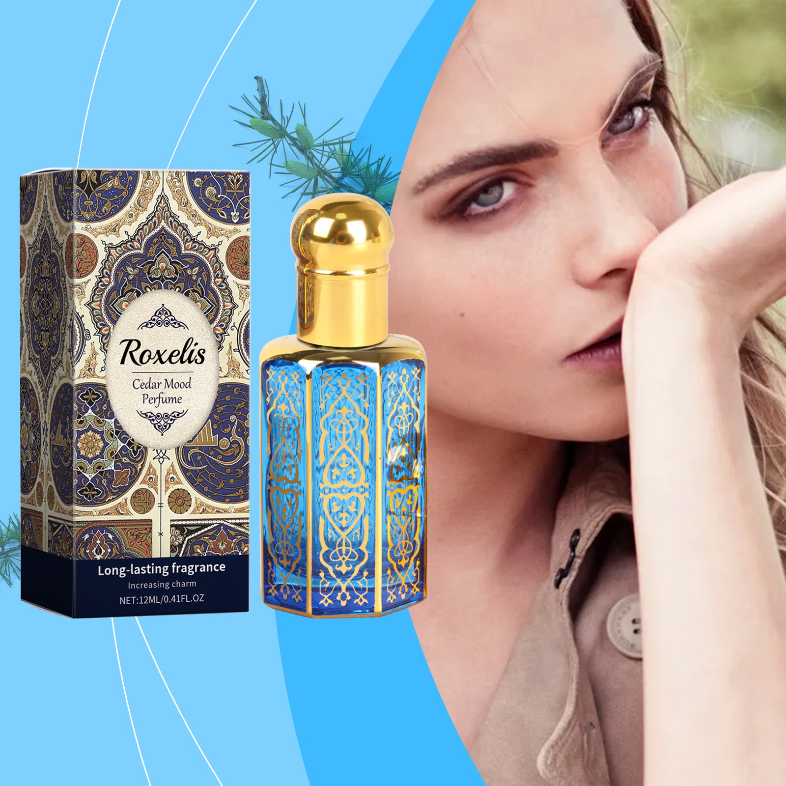 Cedar Mood Arabian Roll sur l'huile de parfum