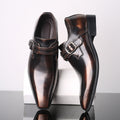 Chaussures en cuir pour hommes de forme professionnelle