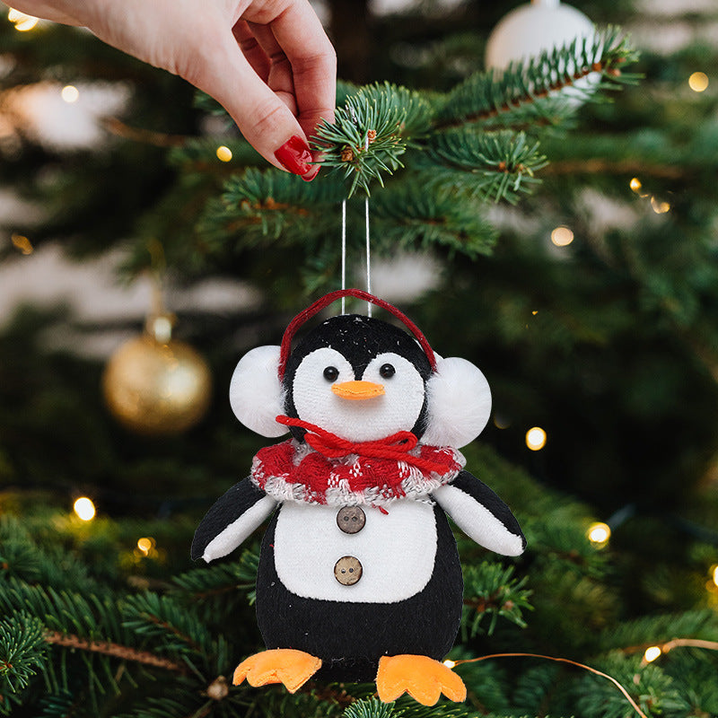 Décorations de Noël Penguin Petite poupée