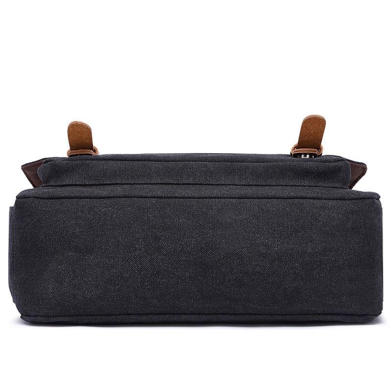Porte-monnaie portable en toile transversale pour hommes