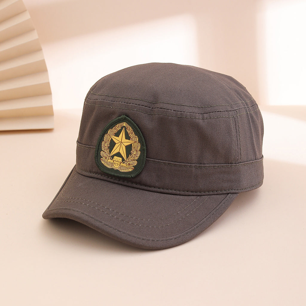 Casquette de baseball plate emblem imprimée par lots de couleur unie