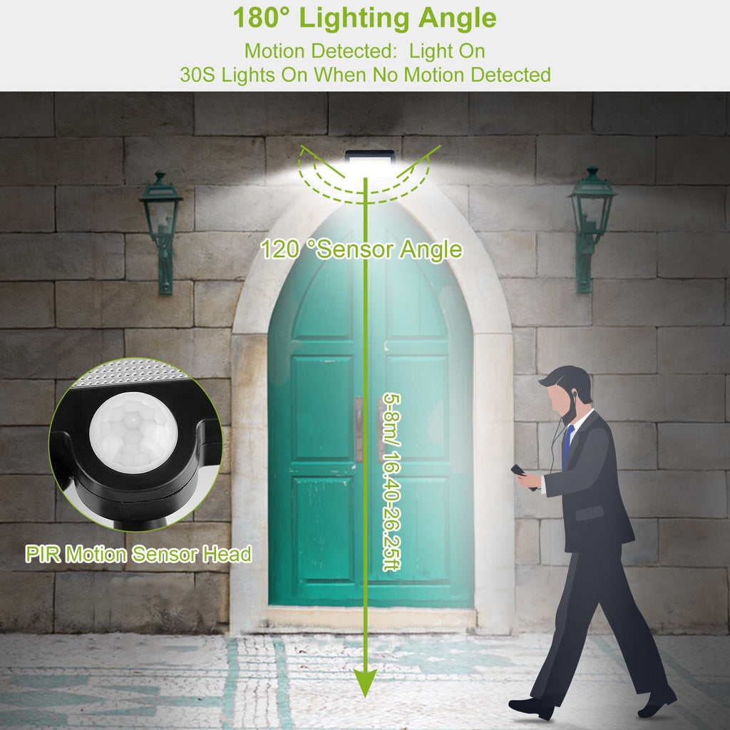 Lampe de capteur de mouvement d'extérieur IP65 étanche Dusk to Dawn Sensor L
