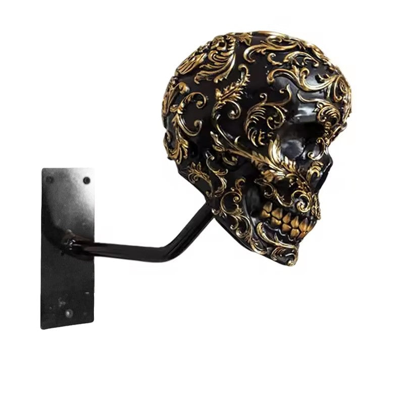 Porte casque de moto Rack Wall Mount Hat Stand Display Rack Skull Rack