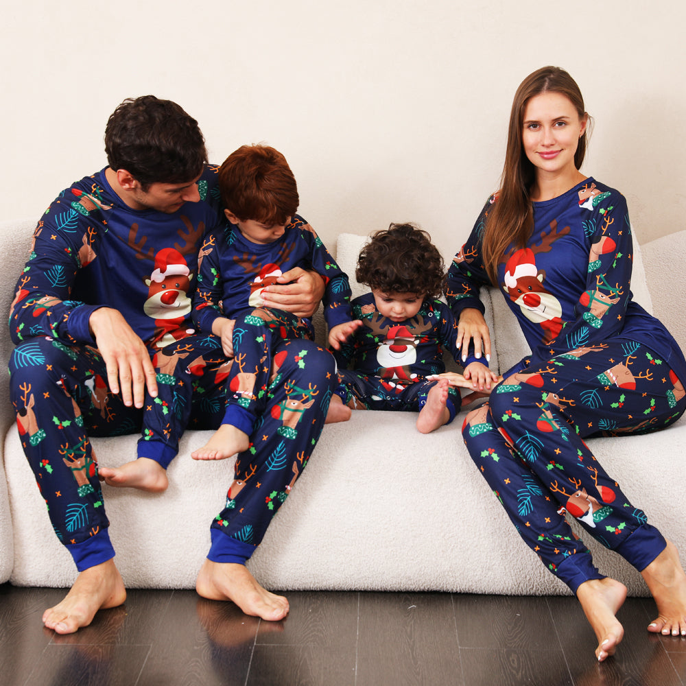 Pyjama de famille Costume bébé Noël Parent-enfant Pyjama