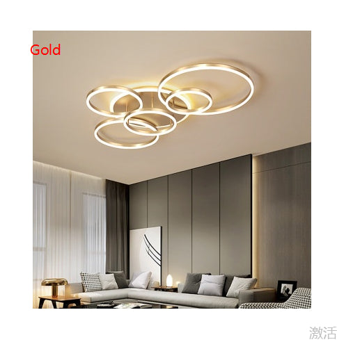 Salon LED lampe moderne éclairage Minimalist installations contemporaines