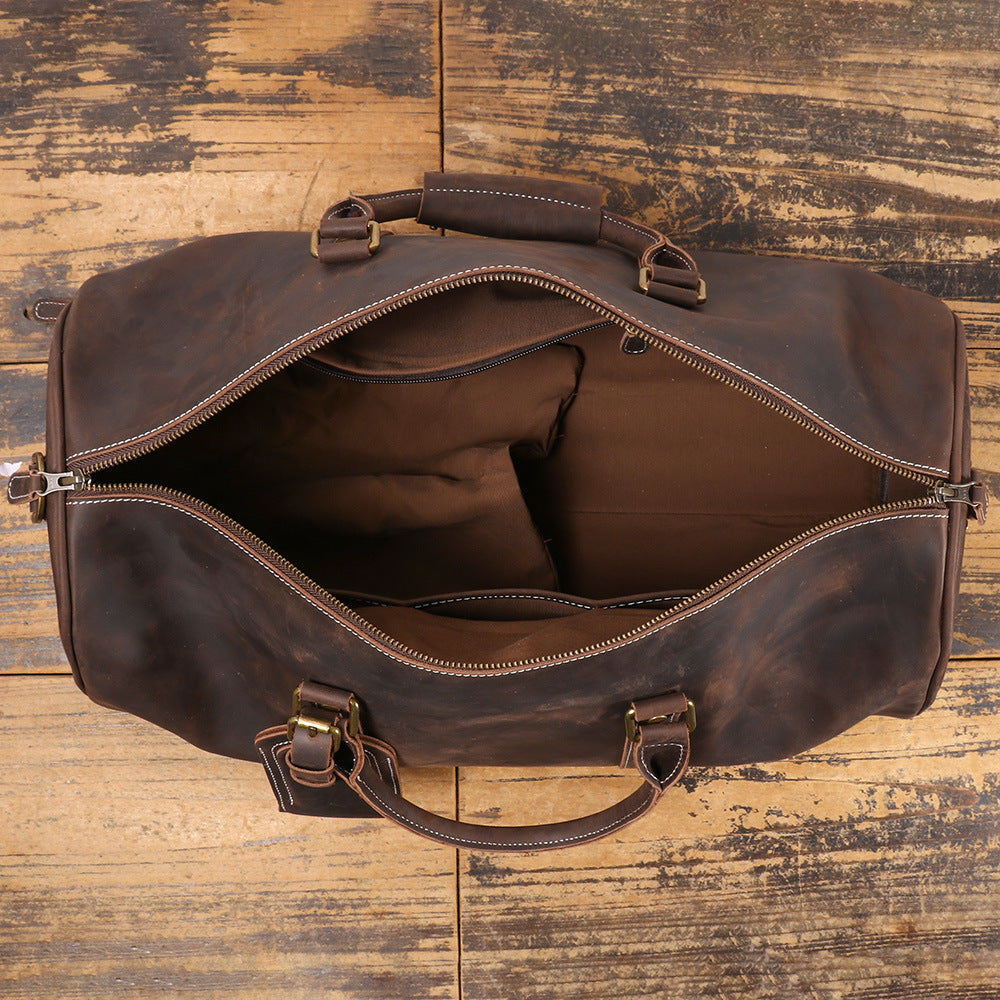 La mode masculine Premier couche Cowhide sac de voyage