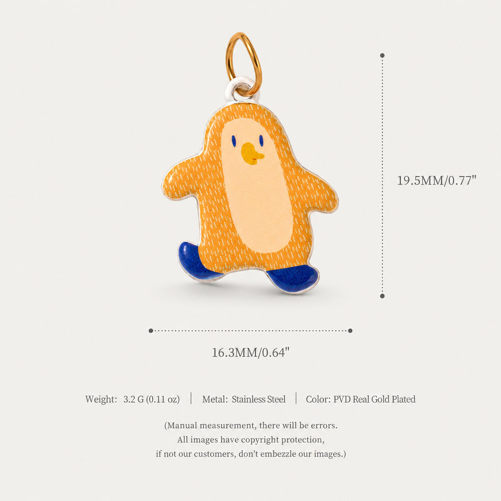 Accessoire pendentif 18k en acier inoxydable