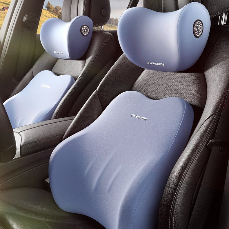 Premium car headrest pillow