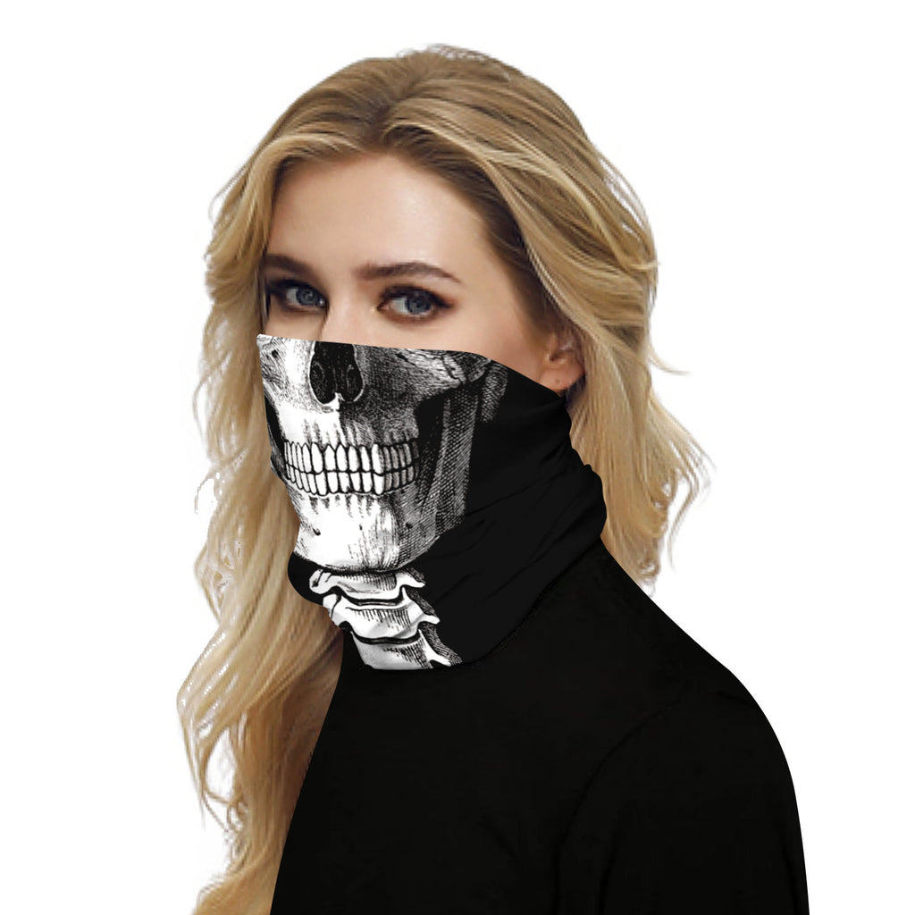 Crâne numérique hommes et femmes Masque extérieur Sport Escalade Insecte-proof