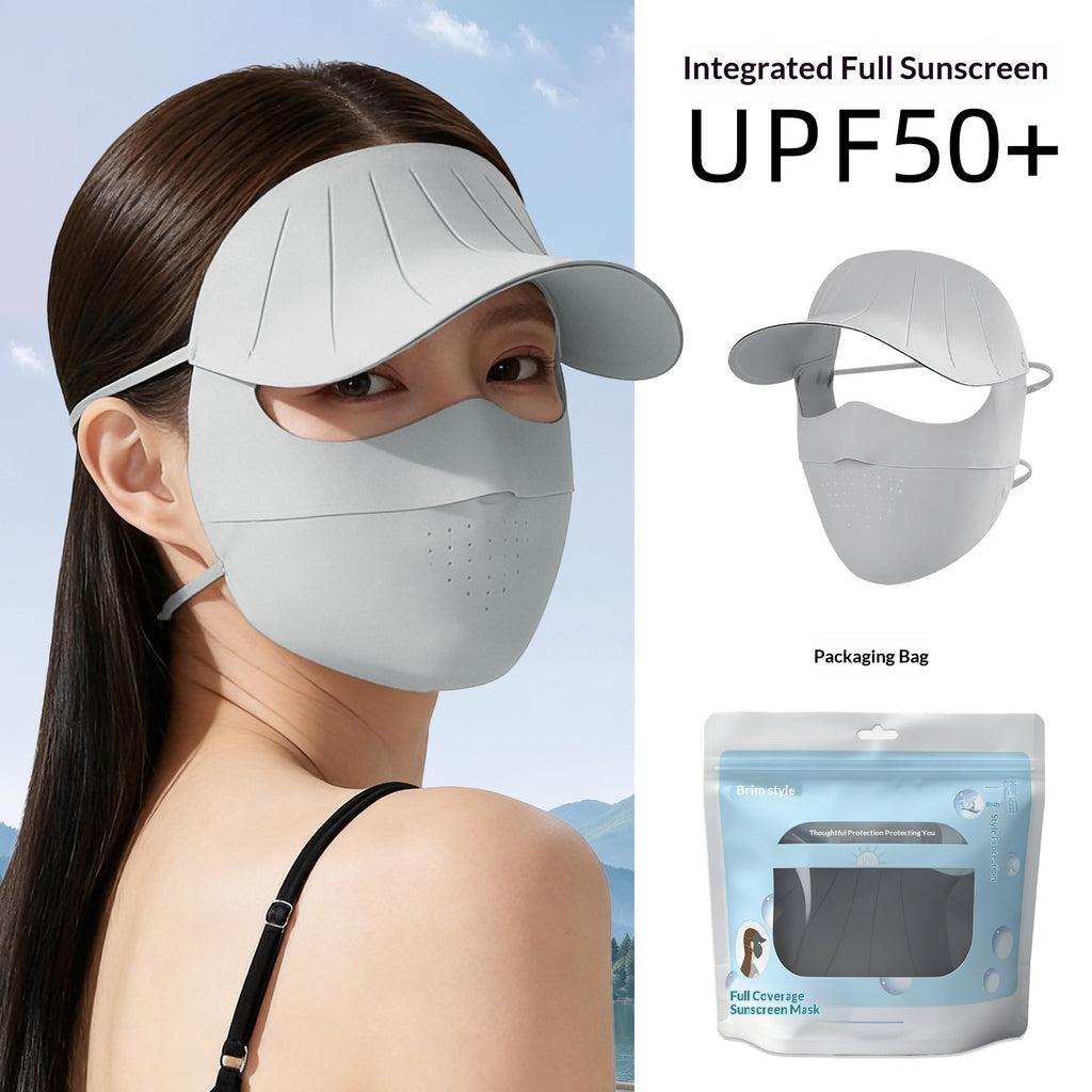 Masque du visage protecteur du soleil d'été pour femmes