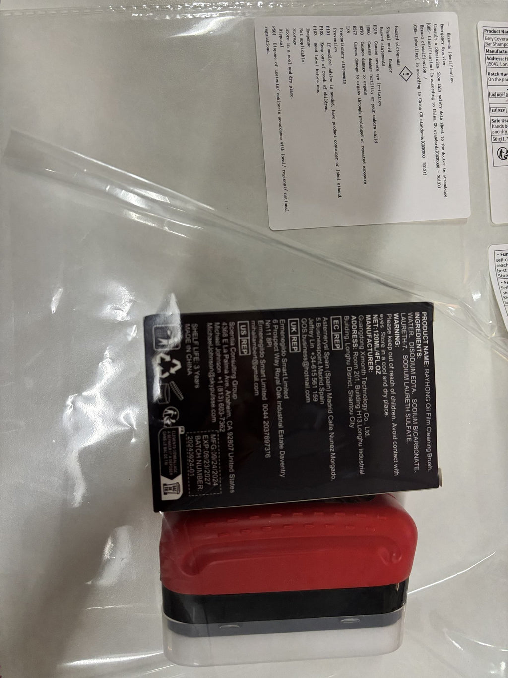 Kit de nettoyage de verre automobile RAYHONG