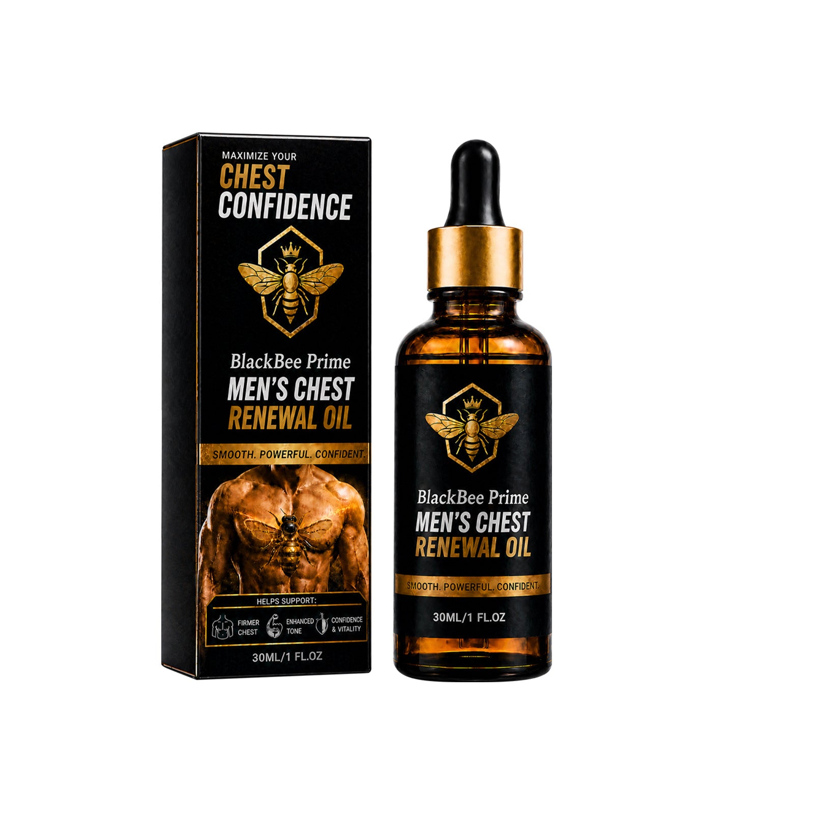 Hommes Soins de poitrine Huile essentielle