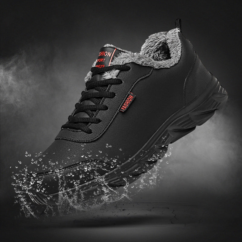 Hommes Sneakers Chaussures de sport chaud d'hiver avec peluche