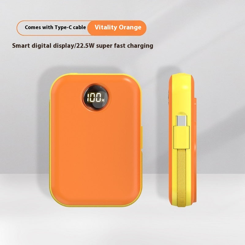 Magnetic avec câble affichage numérique charge rapide alimentation portable