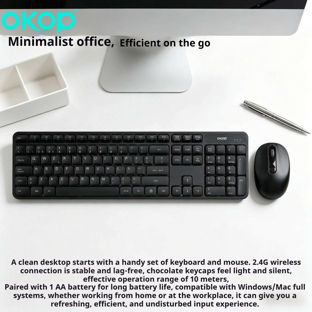 KP-J452 Meilleure vente de clavier filaire et de la souris Combo adapté pour le bureau de jeu et à la maison