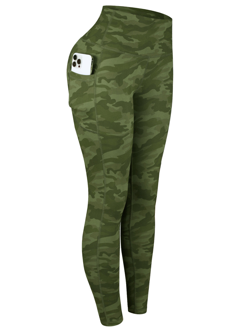 Pantalon de course et pantalons de yoga en side-pocket de couleur solide