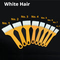 Brosse de nettoyage - Blanc Taille de cheveux 1 - 1 paquet