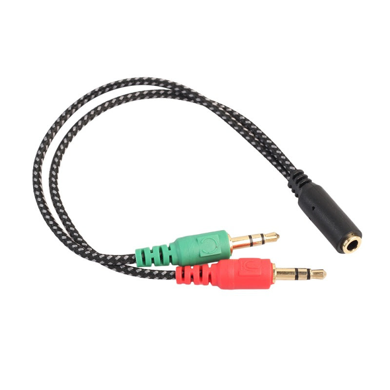 Un fil de conversion d'écouteur mobile divisé en deux oreilles