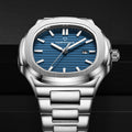 Show me the simple stainless steel Nautilidae for men