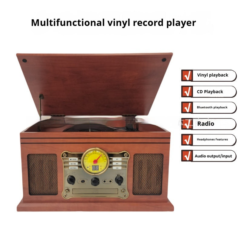 Accueil Minimalist Retro Vinyl Record Player