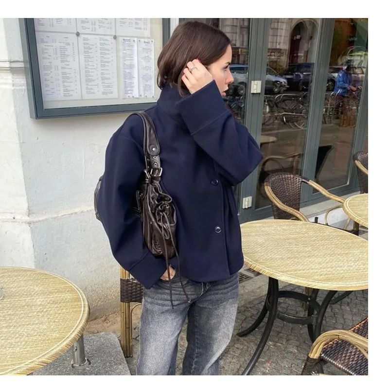 Collier à manches courtes pour femmes européennes et américaines Et