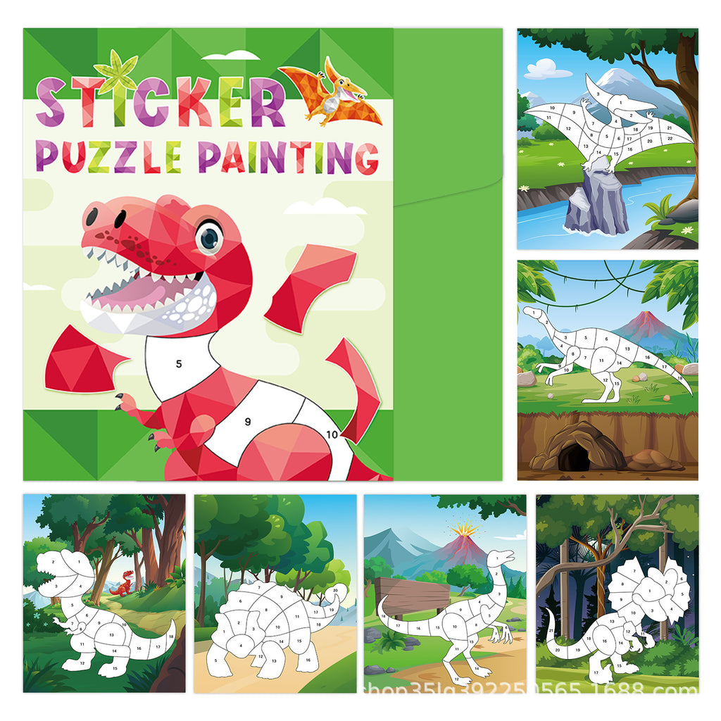 Sticker Puzzle for Creative Kids Learning 3D Puzzle