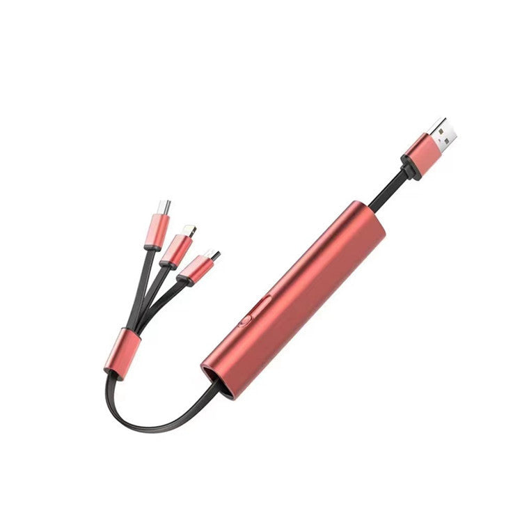 Câble USB de charge rapide en métal 3in1