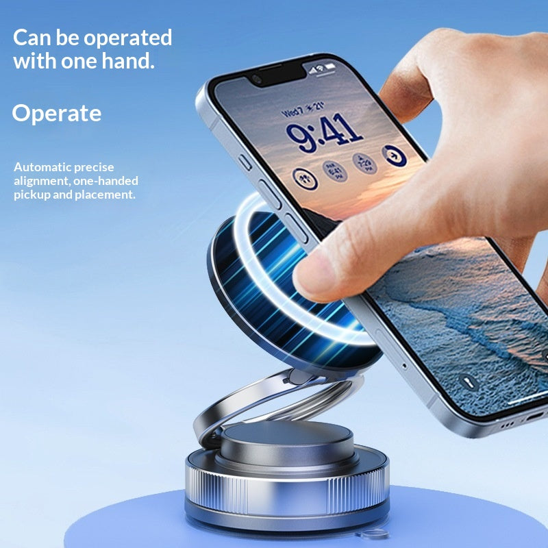 Porte-Téléphone magnétique le plus vendu pliable et rotatif pour les tableaux de bord de voiture
