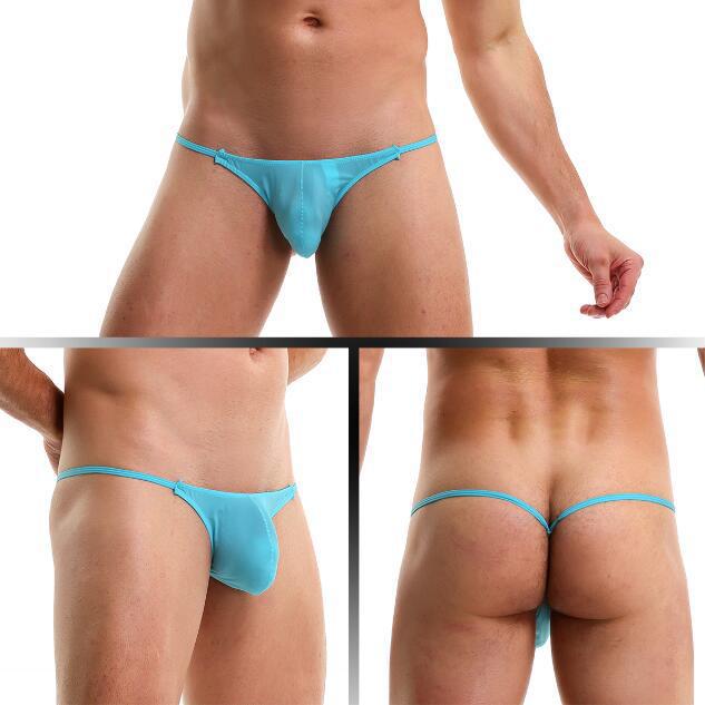 Low Waist hommes Ice Silk T-back