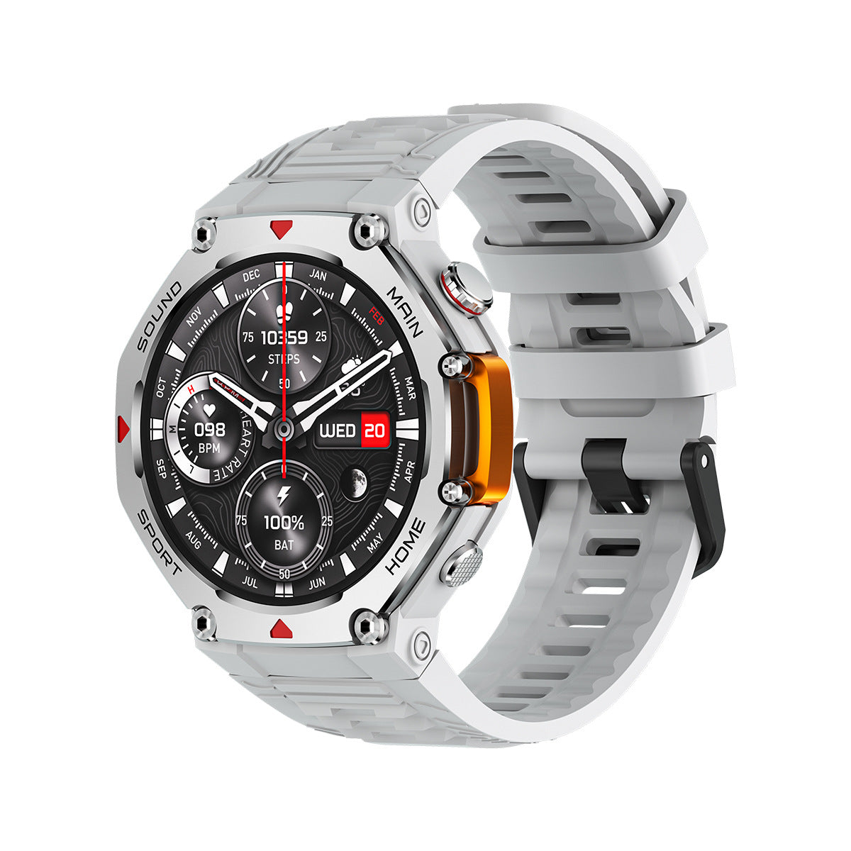 5ATM Water-Resistant Sports Smartwatch
