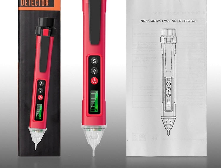 Électricien de détection de ligne multi-fonctions stylo d'essai d'affichage numérique