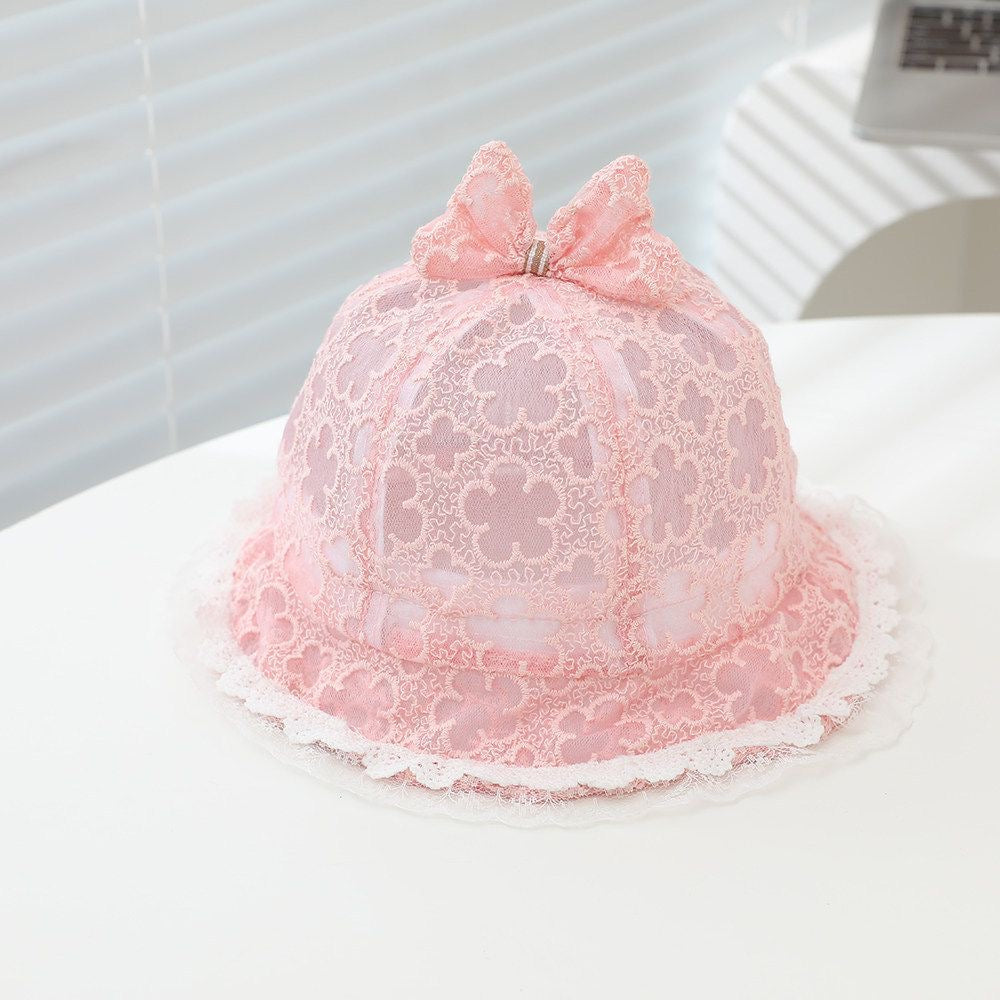 Fleur et Bow entièrement imprimées en dentelle pour enfants