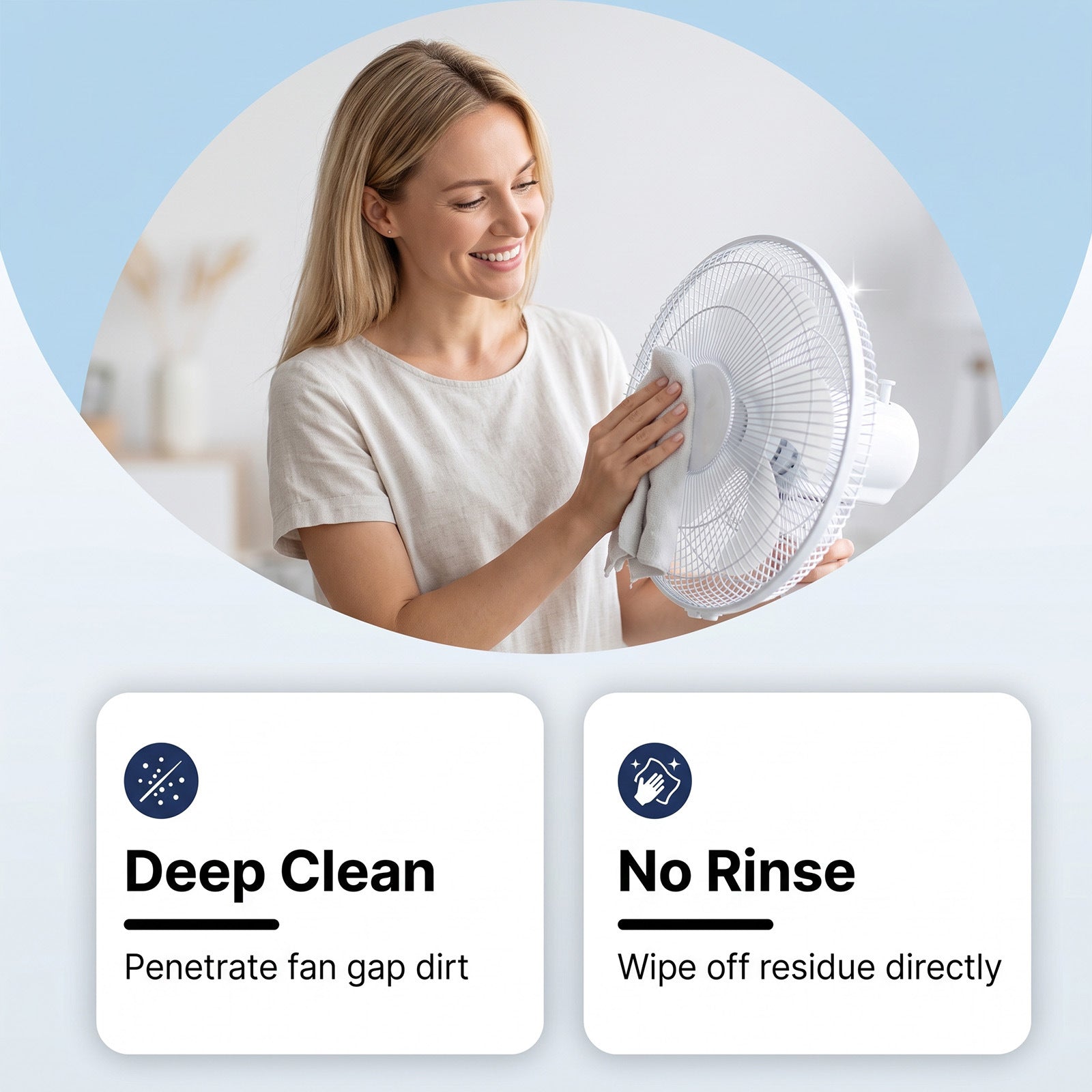 Spray nettoyant pour ventilateur