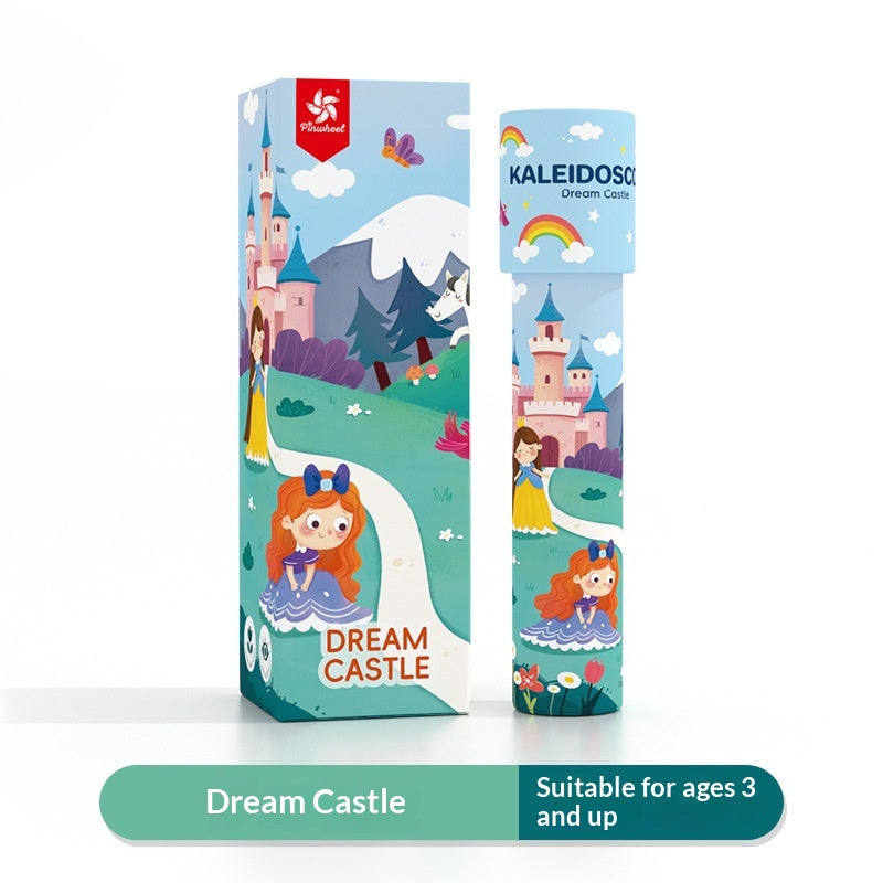 Kaléidoscope multifonctionnel Jouet éducatif pour enfants Prisme triangulaire