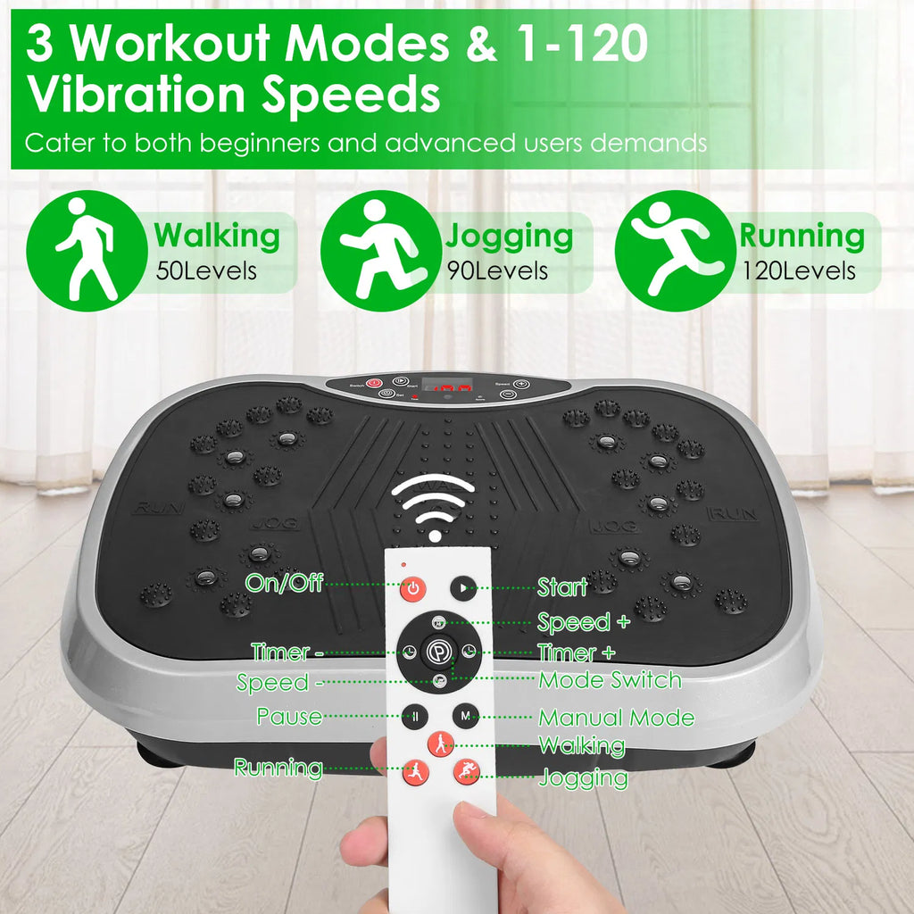 Accueil Utiliser la plateforme d'exercice de vibration pour le drainage lymphatique et le soulagement de la douleur musculaire