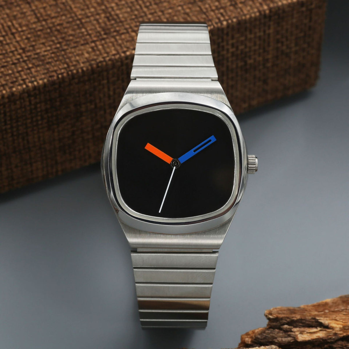 Montre unisexe sans logo, minimaliste pour les jeunes hommes et les femmes