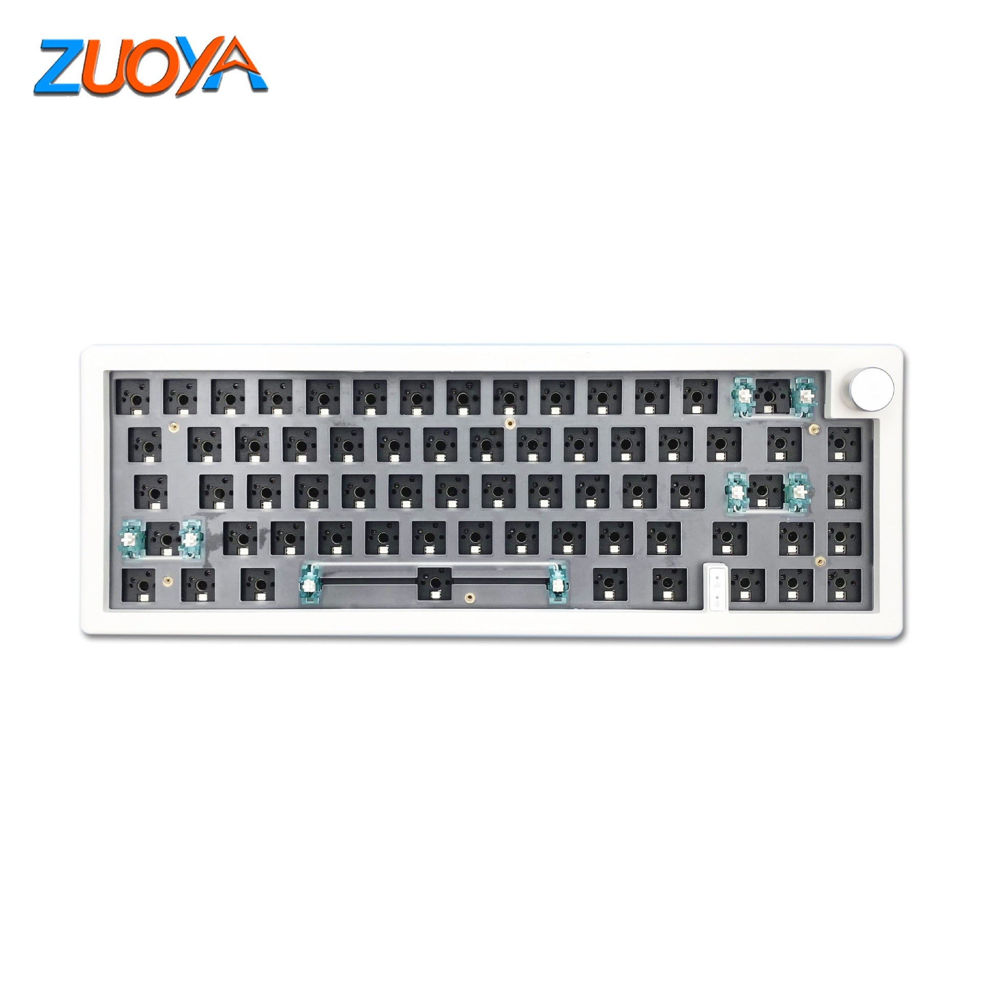 Bricolage personnalisé trois modèles avec prise de support de Knob RGB Kit de clavier mécanique rétroéclairé
