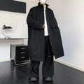Homme Long En dessous de la cheville Coton rembourré Coat Yohji Yamamoto Style
