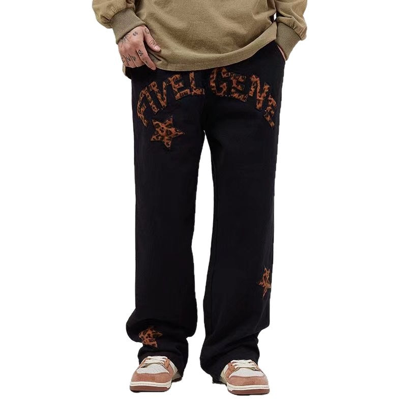 Pantalons brodés pour hommes