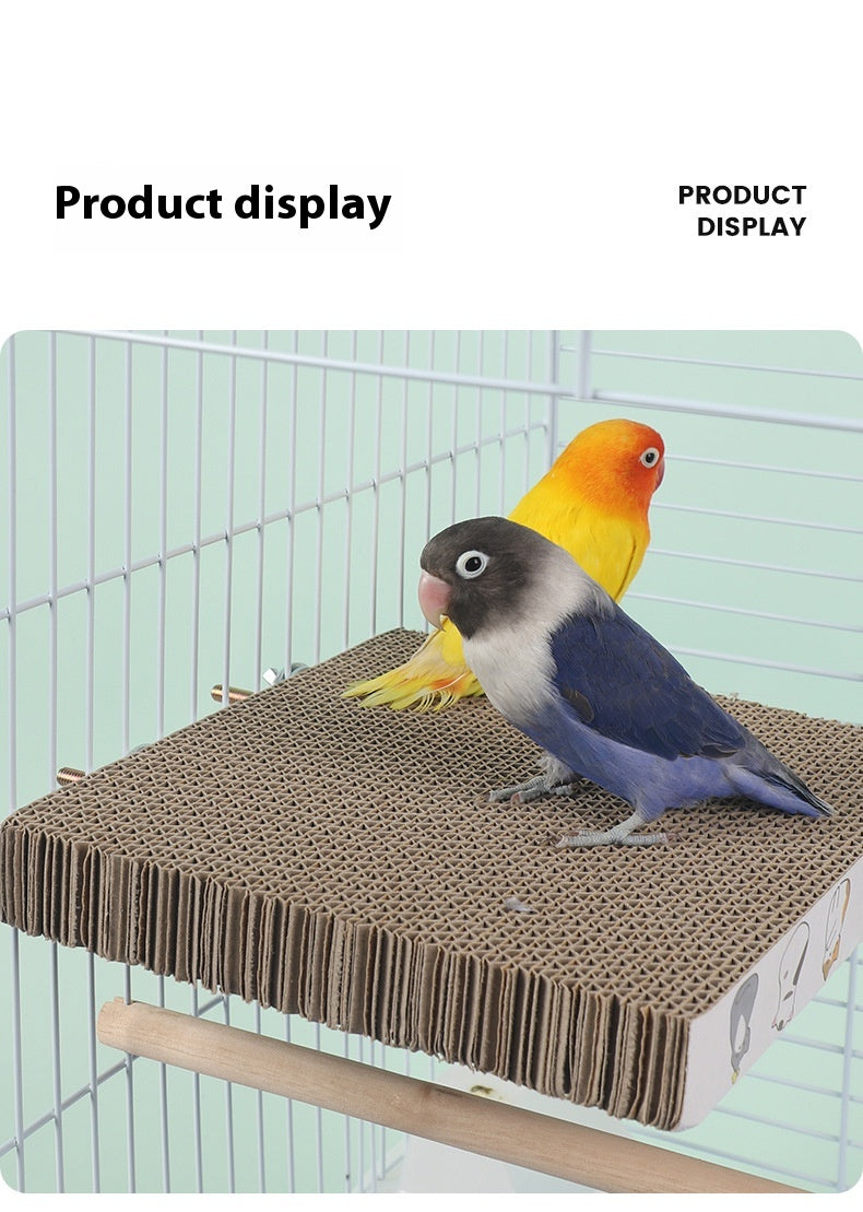 Jouets pour perroquet Chinese Layer Pie Pet Bed Matériel