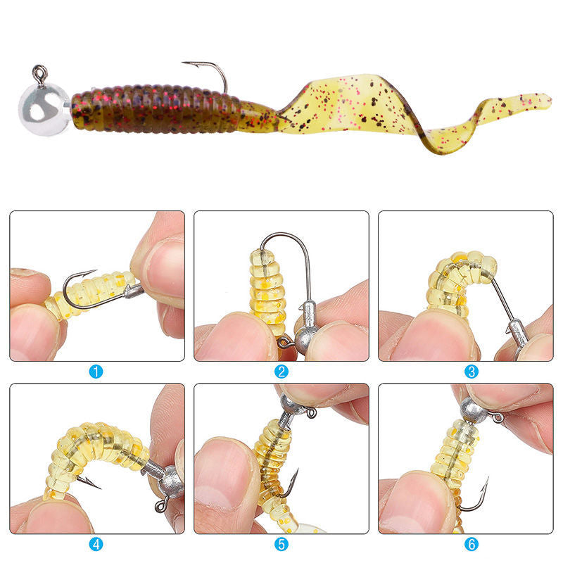 Bâton Tête Crochet Capucin Maggot Mandarin Poisson But général